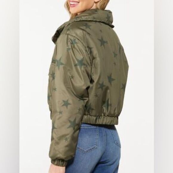 Cato Starry Puffer Cropped Jacket Size XL - Picture 3 of 7